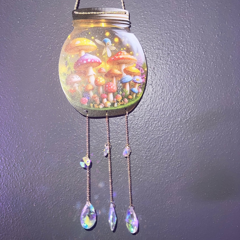 Whimsical Mushroom Wind Chime
